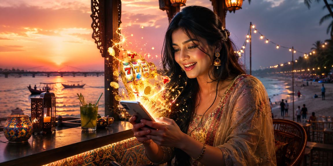 কক্সবাজার সমুদ্র সৈকতে স্লট গেম উপভোগ করছেন খেলোয়াড়